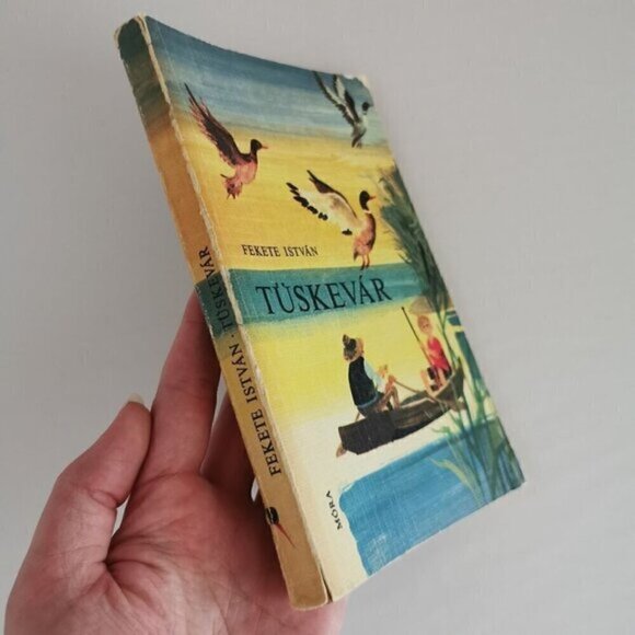 1977 Hungarian Kid Book Fekete István Illustrated Tüskevár Youth Novel Cover Art - Picture 2 of 9